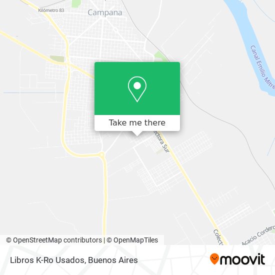 Libros K-Ro Usados map