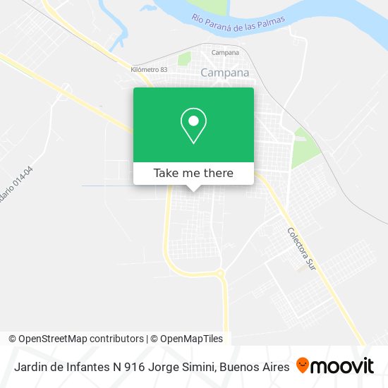 Mapa de Jardin de Infantes N 916 Jorge Simini