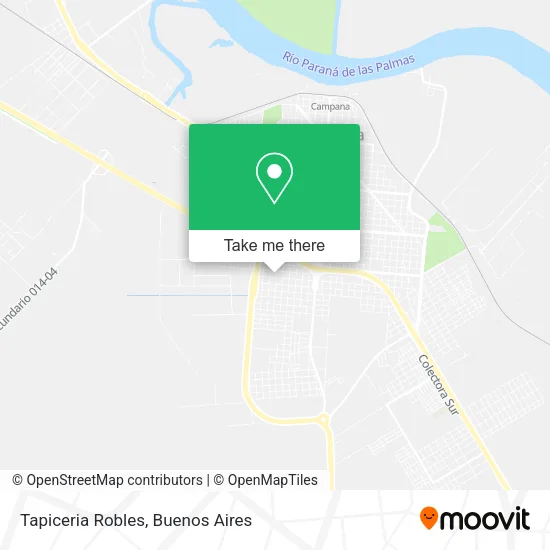 Mapa de Tapiceria Robles