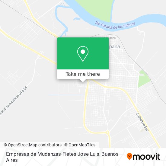 Empresas de Mudanzas-Fletes Jose Luis map