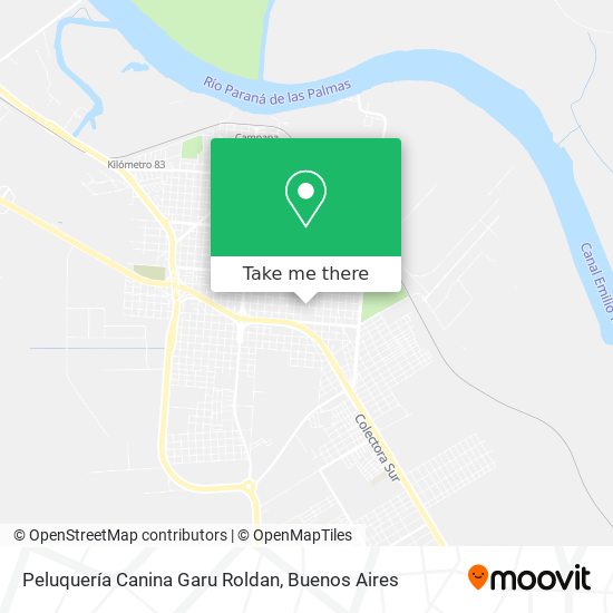 Mapa de Peluquería Canina Garu Roldan