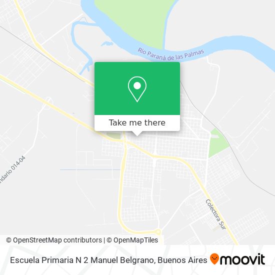 Escuela Primaria N 2 Manuel Belgrano map