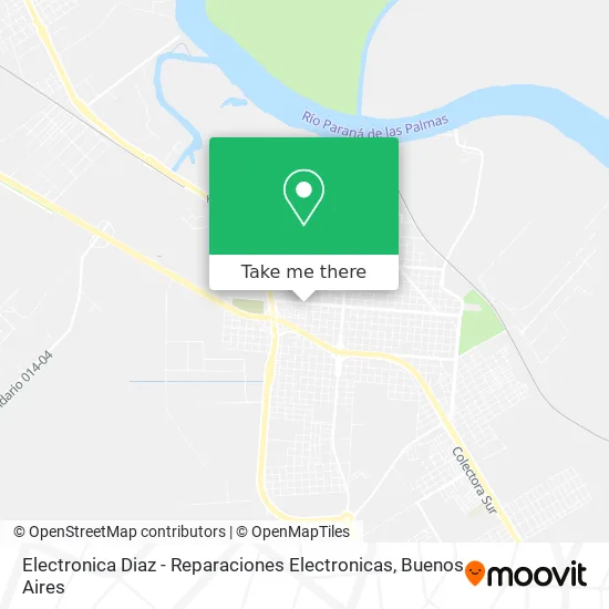 Electronica Diaz - Reparaciones Electronicas map