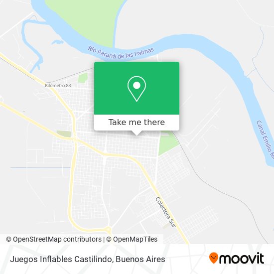 Juegos Inflables Castilindo map