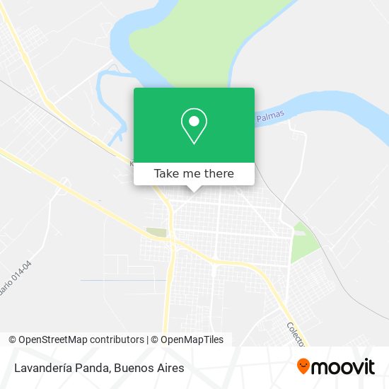 Lavandería Panda map
