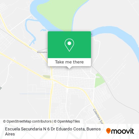 Mapa de Escuela Secundaria N 6 Dr Eduardo Costa