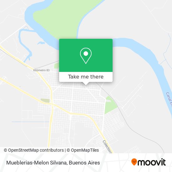 Mueblerias-Melon Silvana map