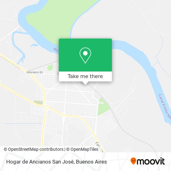 Mapa de Hogar de Ancianos San José
