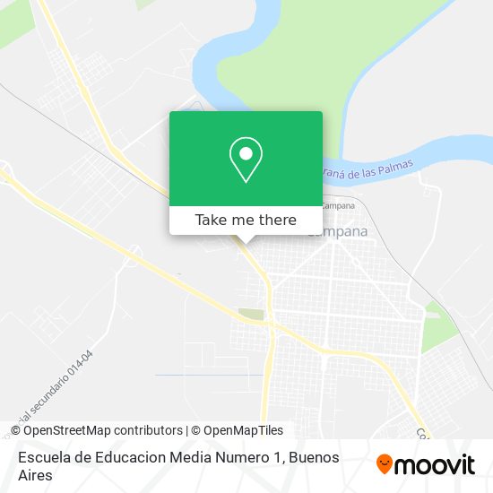 Escuela de Educacion Media Numero 1 map
