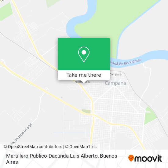 Mapa de Martillero Publico-Dacunda Luis Alberto