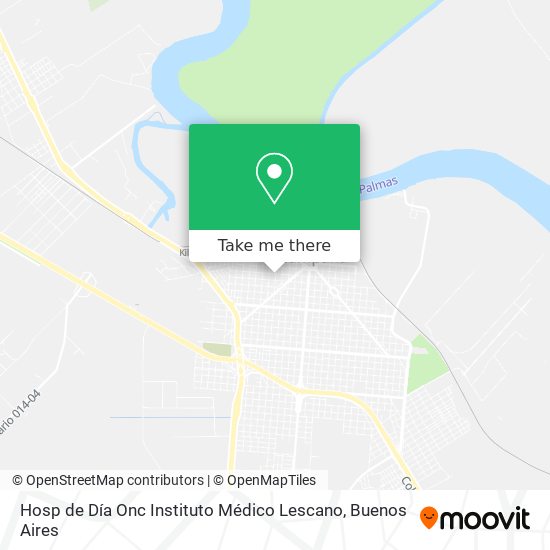 Hosp de Día Onc Instituto Médico Lescano map