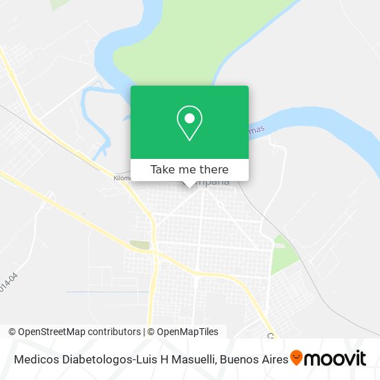Medicos Diabetologos-Luis H Masuelli map