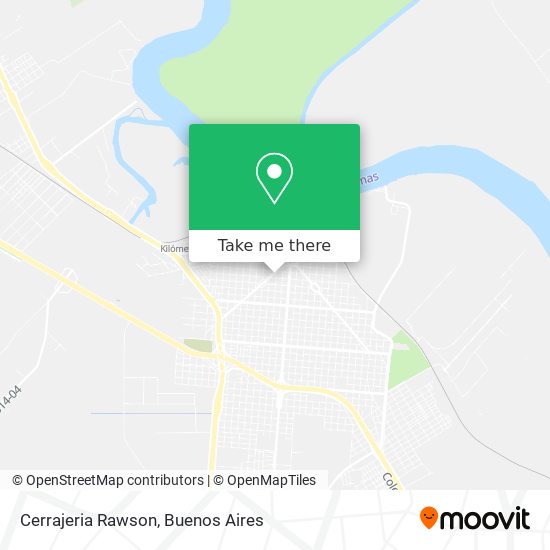 Cerrajeria Rawson map