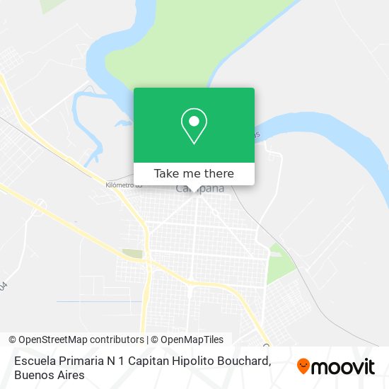 Mapa de Escuela Primaria N 1 Capitan Hipolito Bouchard