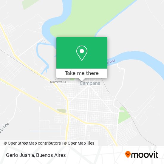 Mapa de Gerlo Juan a