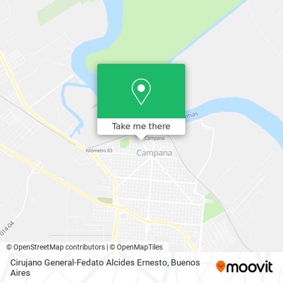 Cirujano General-Fedato Alcides Ernesto map