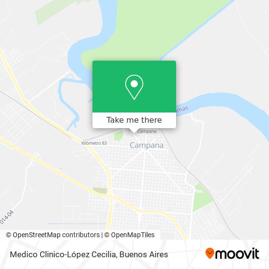 Medico Clinico-López Cecilia map