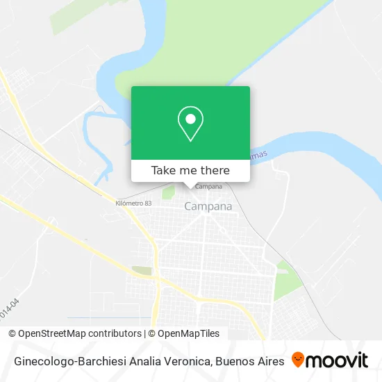 Mapa de Ginecologo-Barchiesi Analia Veronica