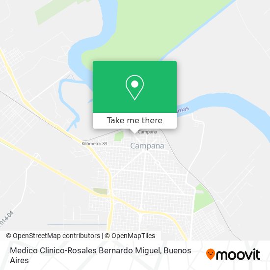 Mapa de Medico Clinico-Rosales Bernardo Miguel