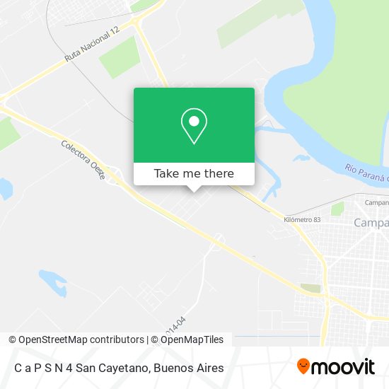 C a P S N 4 San Cayetano map