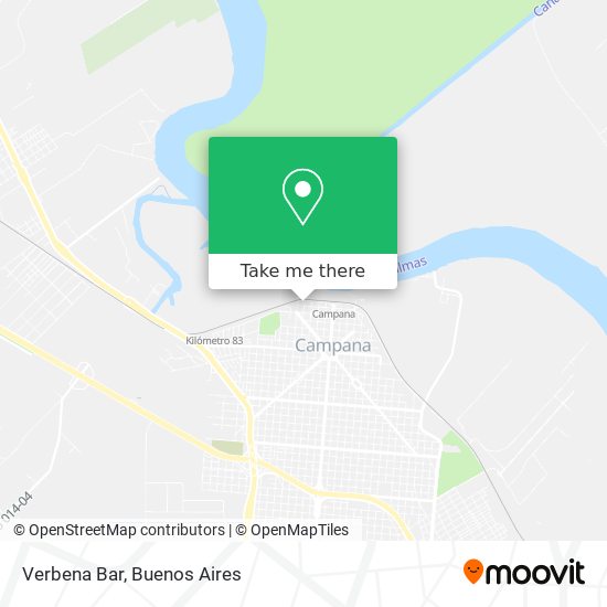 Mapa de Verbena Bar