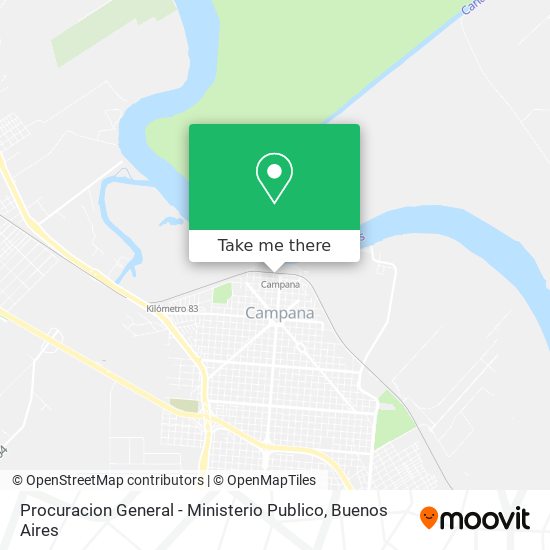 Procuracion General - Ministerio Publico map