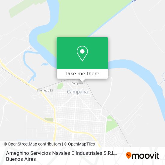 Mapa de Ameghino Servicios Navales E Industriales S.R.L.