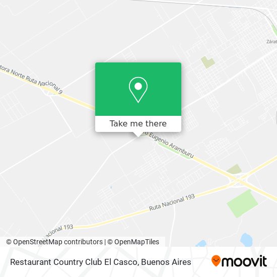 Mapa de Restaurant Country Club El Casco