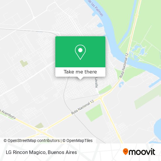 LG Rincon Magico map