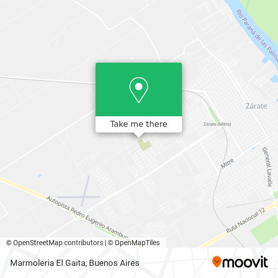 Marmoleria El Gaita map