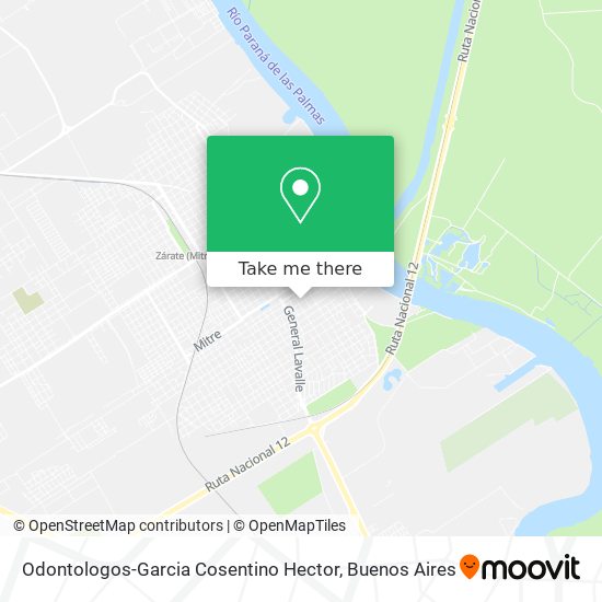 Mapa de Odontologos-Garcia Cosentino Hector