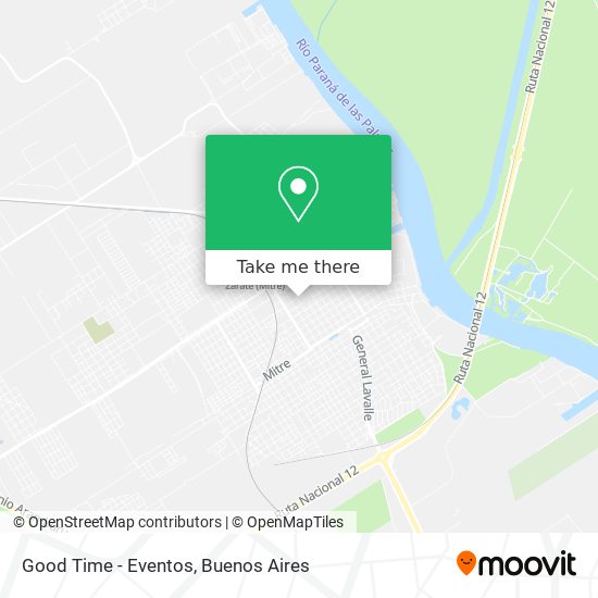 Mapa de Good Time - Eventos