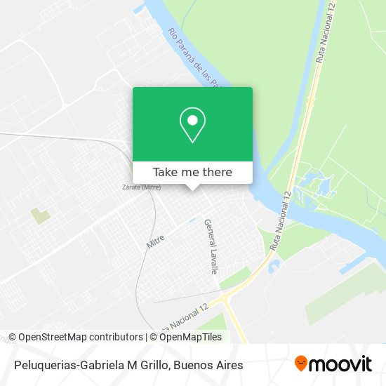 Peluquerias-Gabriela M Grillo map