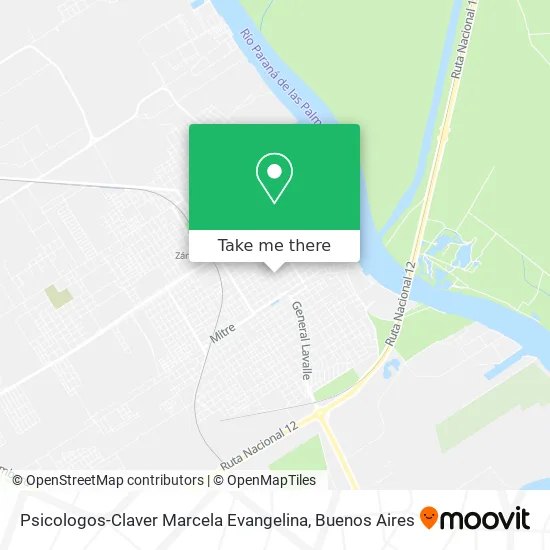 Mapa de Psicologos-Claver Marcela Evangelina