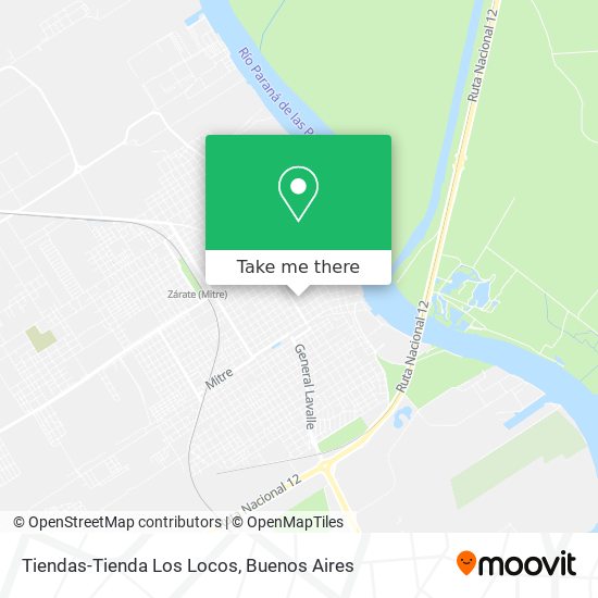 Mapa de Tiendas-Tienda Los Locos