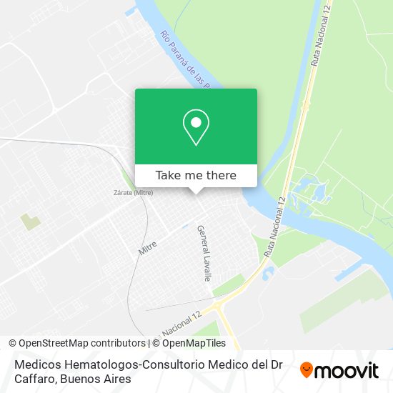 Medicos Hematologos-Consultorio Medico del Dr Caffaro map