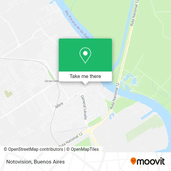Notovision map
