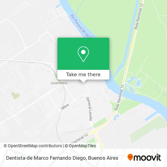 Dentista-de Marco Fernando Diego map