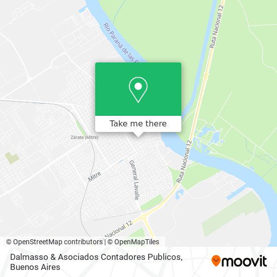Mapa de Dalmasso & Asociados Contadores Publicos