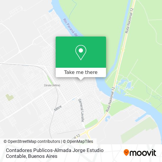 Contadores Publicos-Almada Jorge Estudio Contable map