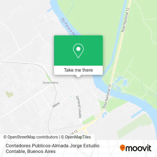 Mapa de Contadores Publicos-Almada Jorge Estudio Contable