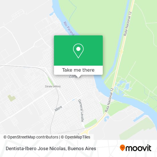 Dentista-Ibero Jose Nicolas map