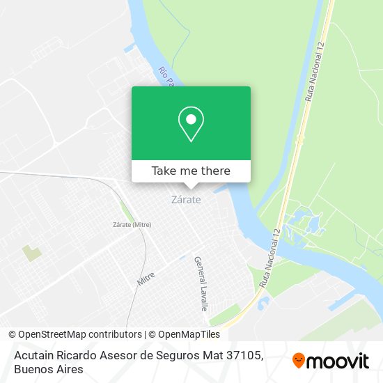 Acutain Ricardo Asesor de Seguros Mat 37105 map