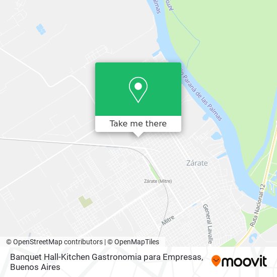 Mapa de Banquet Hall-Kitchen Gastronomia para Empresas