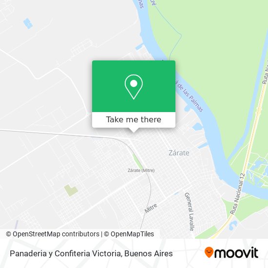 Mapa de Panaderia y Confiteria Victoria