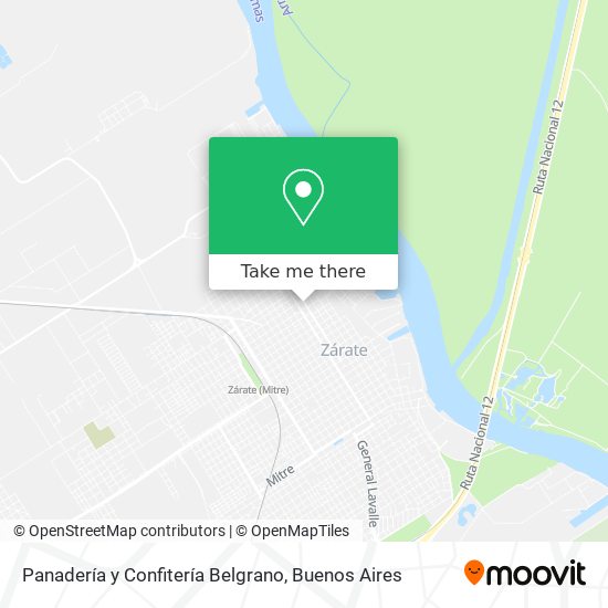 Panadería y Confitería Belgrano map