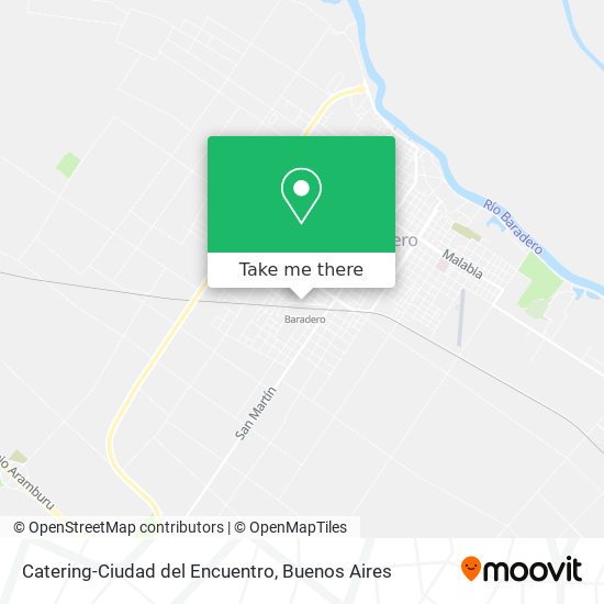 Catering-Ciudad del Encuentro map