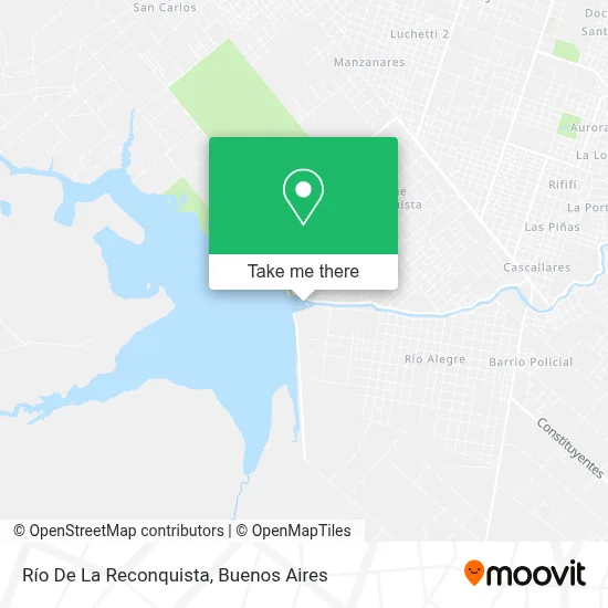 Río De La Reconquista map