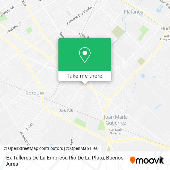 Ex Talleres De La Empresa Rio De La Plata map