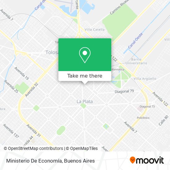 Ministerio De Economía map